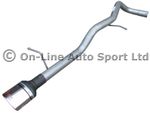 VW Polo 1.4TDi 9N ('02-'09) Race Tube Exhaust Rear Tailpipe - ULTER OVAL TIP