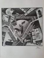 M. C. Escher Signed - Relativity - Collectable Lithograph