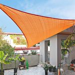 Outdoor Garden Right Triangle Sun Shade Sail Waterproof UV-Proof Sun Awning Case