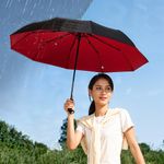 10 Rib Strong Automatic Open Umbrella Close Travel Windproof Compact Folding New