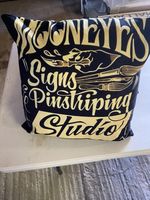 Mooneyes pinstripe studio cushion 