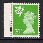Scotland 1998 S90a 20p photo. right band perf. 14 booklet stamp MNH