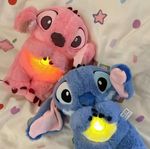 Blue Stitch Breathing Musical Soothing Doll Sleep Toys Anxiety Relief teddy Toys