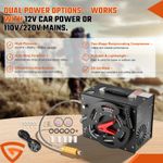 Portable PCP Air Compressor 4500Psi 300Bar Auto-Stop Rifle Pump-One-Button Start