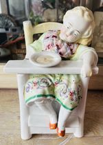 Conta and Boehme Antique Tobacco Jar 19th/20th Century Young Girl