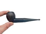 Vintage Polished Wooden Smoking Pipe with Diamond Stem Middle Eastern Decoration