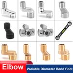 Lengthened Shower Mixer Eccentric Elbow Variable Diameter Bend Foot Connector