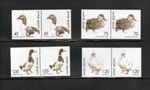 2000 Norfolk Island Ducks & Geese Pairs*4 MNH