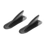 2 Pcs Surfboard Fins Canoe Paddle Board Tracking Fins Tail Vane for Surfing