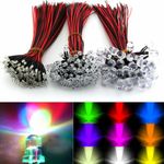 3mm/5mm/10mm LED Bulb Pre wired Light Emitting Diodes Small 20cm DC12V