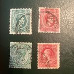 JAMAICA KING GEORGE V AND VI 1/2d and 1d STAMPS