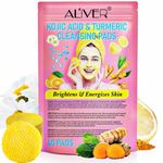 Kojic Acid Turmeric Cleansing Pads Brightening Dark Spot Exfoliating Treatment