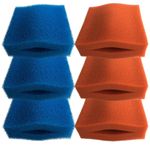 Compatible Oase Biotec 5/10/30 3 x Coarse & 3 x Fine Red Foam Sponge Filter Set