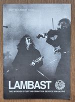 Lambast The Wonder Stuff Information Service Magazine September 1992 Booklet