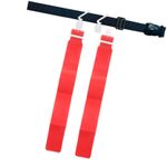 Rugby Tag Belt Flag Rugby Flag Football Belt Flag for Match Outdoor Training Red