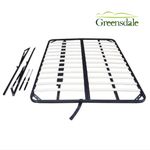 Ottoman Gas Lift Storage Bed Frame Only 3FT–6FT | End Opening | GREENSDALE Iron