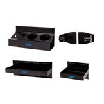 SGS 4 Pc Magnetic Tray & Holder Set, 2 Tool Trays, Spray Can & Towel Roll Holder