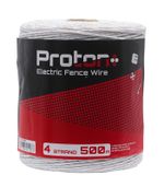 POLY ELECTRIC FENCE WIRE 500 Metres x 4 Strand White High Quality Polywire 500m