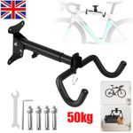 Bike Storage Hanger Wall Mounted Adjustable Bicycle Hook Rack Stand Tool UK