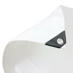 1 x White Tarpaulin Heavy Duty 200gsm 8.0m x 25.0m (26ft x 82ft)