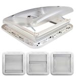 ADVENTURER CAMPER VAN SKYLIGHT POPUP  40X40 CARAVAN ROOF VENT DOME CLEAR HATCH
