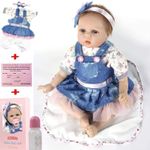 Reborn Baby Dolls Life like Reborn Baby  22'' Soft  Vinyl Newborn Doll Girl