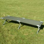 Large 2nd Generation US Camp Bed - Camping Military Folding Aluminium Cot Bag