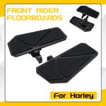 Rider Footboards For Harley Sportster XL883 XL1200 Male Mount Wide Footpegs