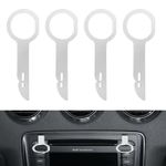 Flintronic Car Radio Removal Tool Key 4PCS DIN Release Keys Set Radio Release