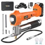 TaskStar Cordless Grease Gun Electric Battery Powered 2x2.0 Batteries 10000PSI