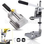 PLUNGE POWER DRILLING STAND BENCH PILLAR PEDESTAL CLAMP & DRILL PRESS VICE SET
