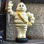 Cast Iron Hand Painted 'Michelin Man' Money Box