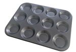 Bunsheet 12 Cup Cake Muffin Buns Baking Tray Non Stick 34cm x 24cm From I-Bake