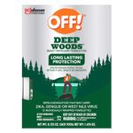 Off! Deep Woods On-the-Go Insect Repellent Towelettes, Unscented | 12 Count
