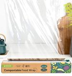 Compostable Cling Film 60m | EN13432 BPI Home Compostable Wrap with Slide Cutter