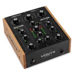 Vonyx VDJ250 2 Channel DJ Mixer with Rotary Dials for Home or Professional Use