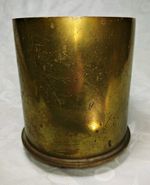 Edward Curran & Co Royal Navy Brass Shell Case 1968 Trench Art Vase 4.3kg