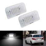 Pair LED License Number Plate Light Lamps For Mercedes B-Class W246 W242 2011-19