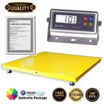 Industrial Digital Floor Scale 24"x 24" Warehouse Pallet Shipping Scale 1000 lbs