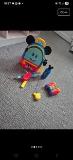 mickey mouse fun house backpack