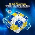 3D Puzzle Ball Rolling Maze Magic Cube Fidget Toy Educational Stress Relief Gift