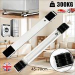 Pack of 2 Heavy Duty Appliance Rollers Trolley Washing Machine Fridge Easy Move