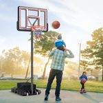 Outdoor Basketball Hoop & Goal with 44” Shatterproof Backboard