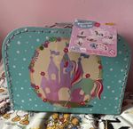 Brand new Champion Porcelain 13pc Tea Set Unicorn Design with Carry Case