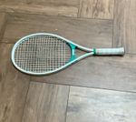 Yamaha Tennis Racket White/Green Strung with White Grip