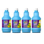 Flash Power Spray Mop Citrus Fresh Refill Solution 1.25L - Pack of 4