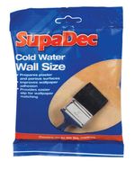 SupaDec Wallpaper Cold Water Wall Size Adhesive Paste Plaster Porous Surface