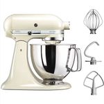 KitchenAid Artisan Mixer 4.8L  Almond Cream (5KSM125BAC) Grade A