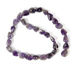 String of 30 Amethyst Freeform Beads for Jewellery Making (T12S)