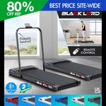 BLACK LORD 3-in-1 Treadmill LED Bluetooth Remote Foldable Wider Walking Pad Home